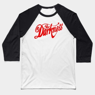 The Darkness Band Red Text Baseball T-Shirt